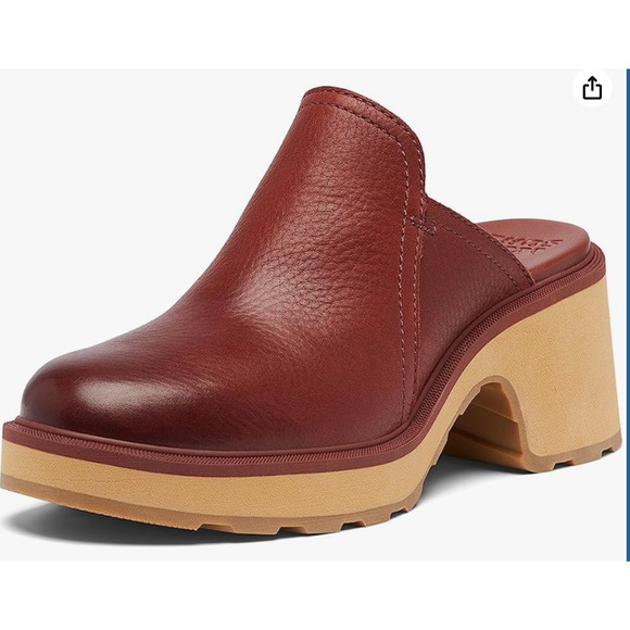 Brand New Sorel Women's Hi Line Heel Mule Boots Spice Tawny Buff US 9 - Picture 1 of 12